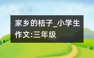 家鄉(xiāng)的桔子_小學(xué)生作文:三年級