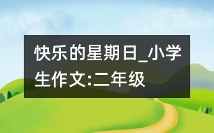 快樂的星期日_小學(xué)生作文:二年級(jí)