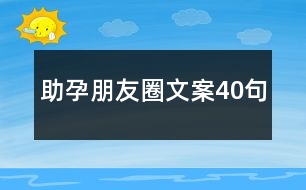 助孕朋友圈文案40句