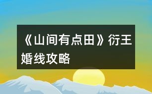 《山間有點田》衍王婚線攻略