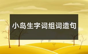 小島生字詞組詞造句