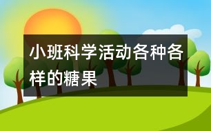 小班科學(xué)活動：各種各樣的糖果