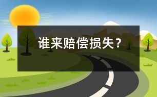 誰來賠償損失？